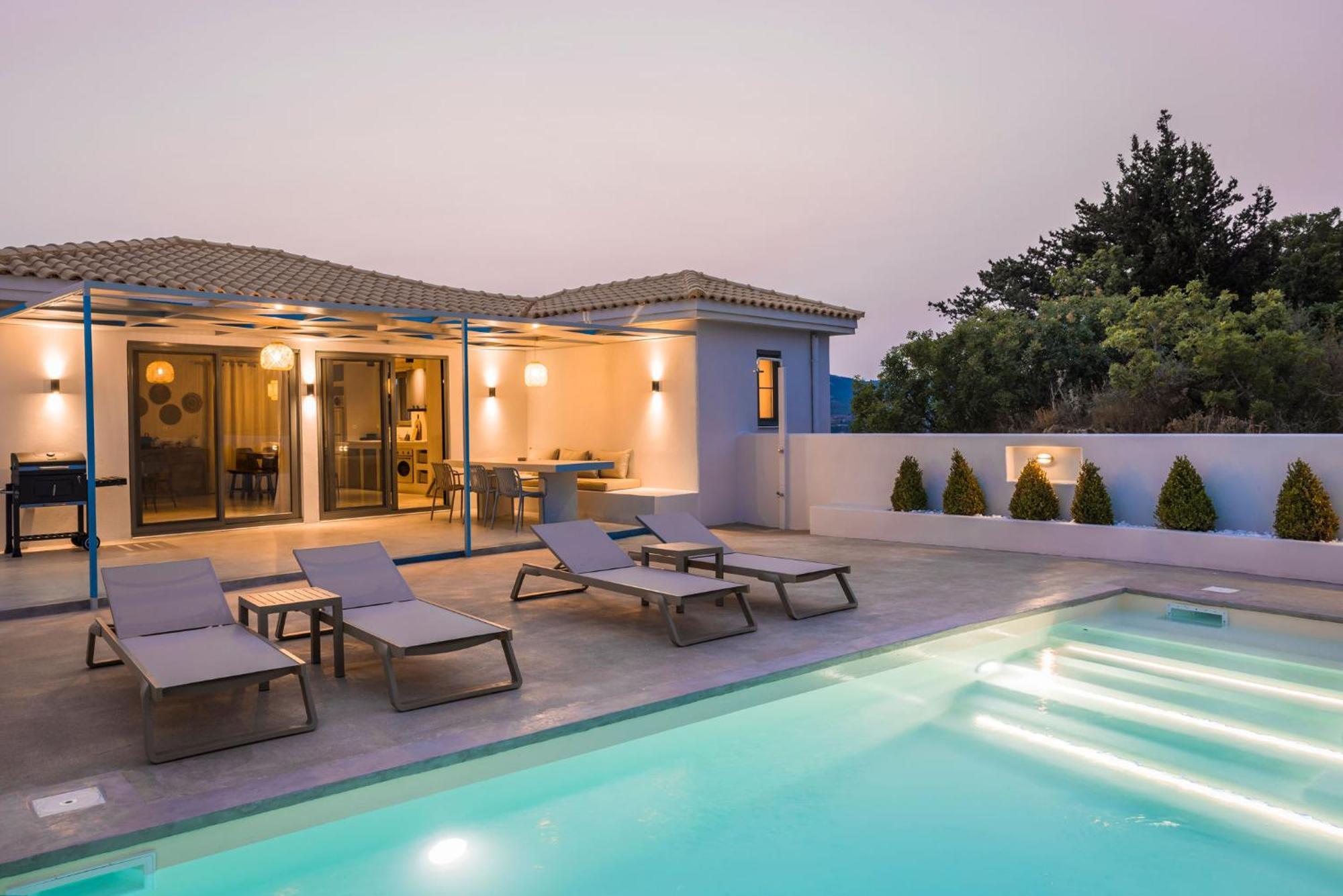 Villa Mirto - Iris Sunset Villas Lépeda Kültér fotó
