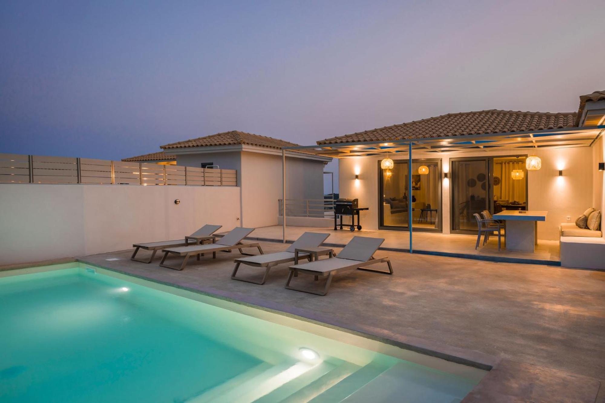 Villa Mirto - Iris Sunset Villas Lépeda Kültér fotó
